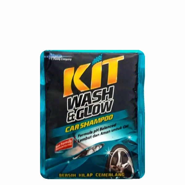KIT Shampoo Wash & Glow Sachet Hijau 30ml