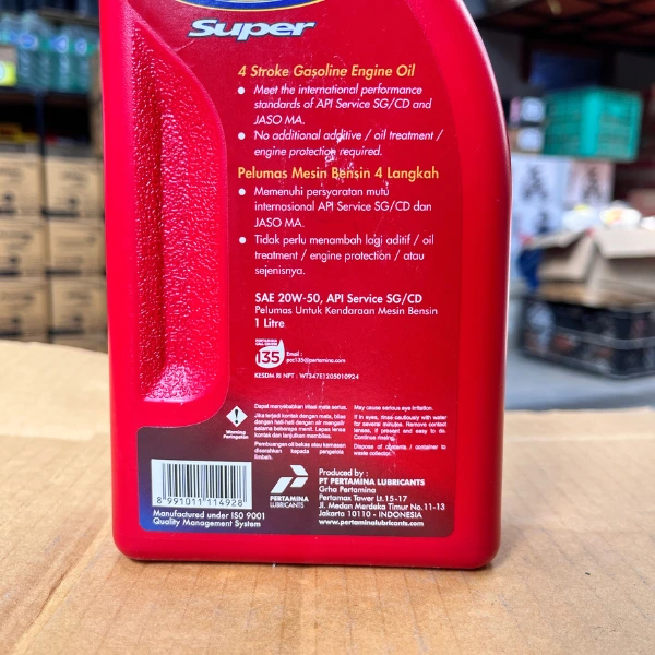 MESRAN Super 20W50 Oli Pertamina 1L