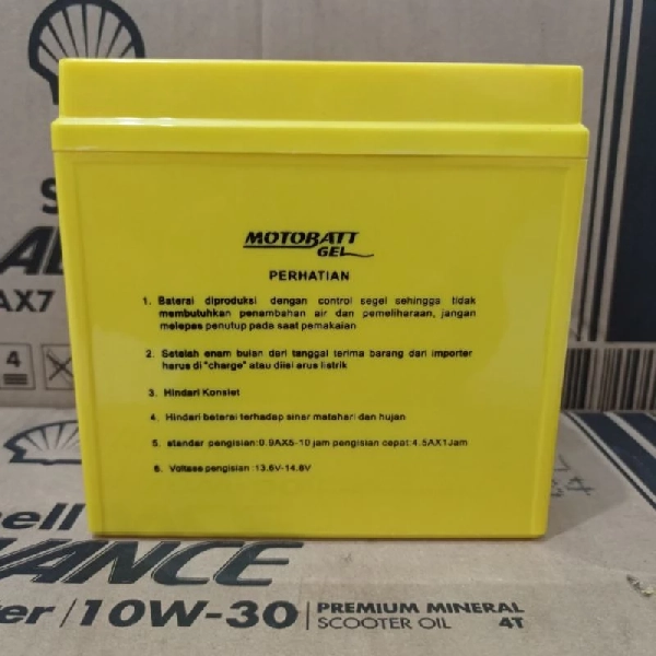 Motobatt Aki MTX9 YB9-B 9Ah (137*76*133mm)