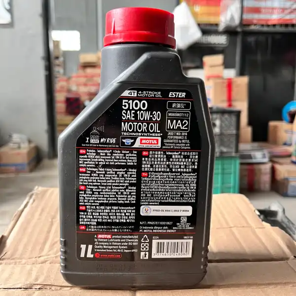MOTUL 5100 Ester 10W30 10W40 15W50 1L