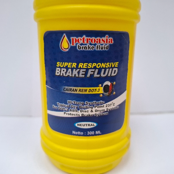 PETROASIA Minyak Rem DOT-3 Bening 300ml