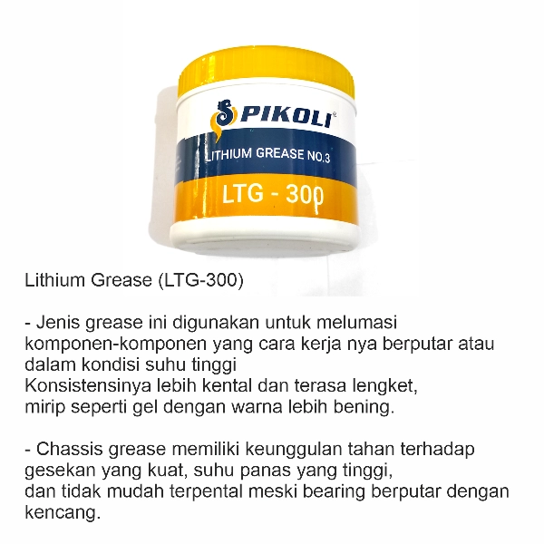 PIKOLI Grease LTG-300 Stempet Lithium 450gr (Yellow)