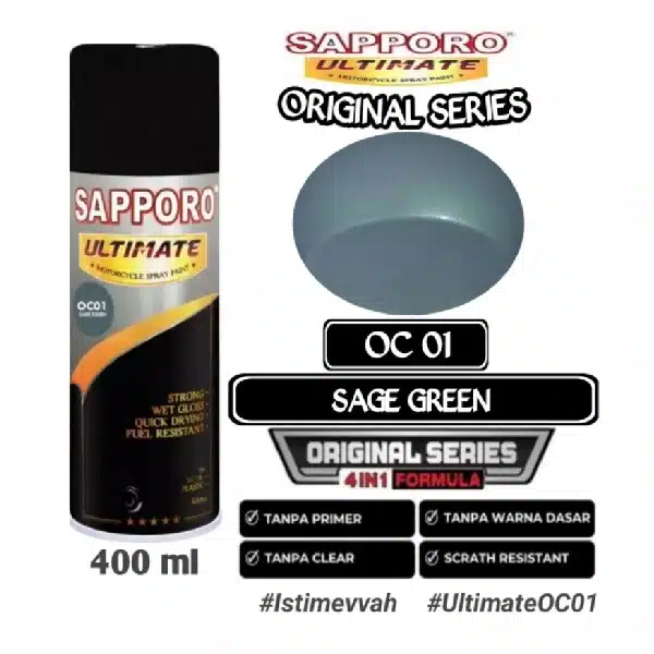 SAPPORO Ultimate Sage Green OC01 400ml