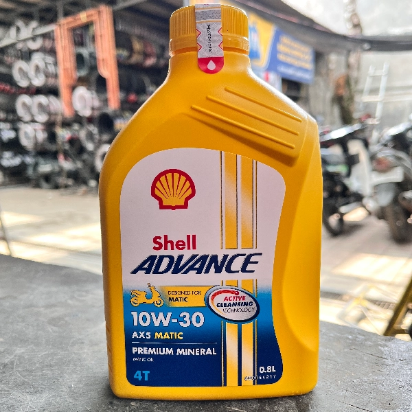 SHELL AX5 Matic 10W30 20W40 Oli 0.8L