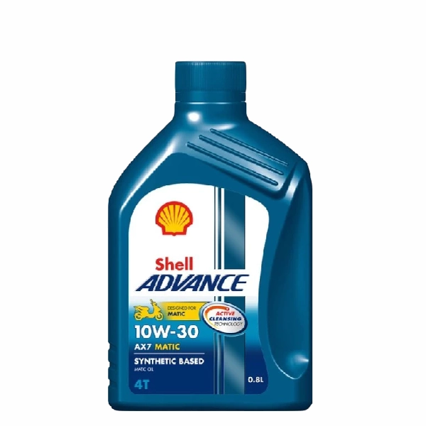 SHELL AX7 10W30 Oli Motor Matic 0.8L