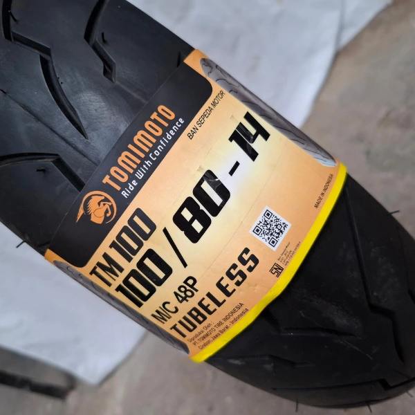 TOMIMOTO Ban Tubeless 100/80-14 TM100
