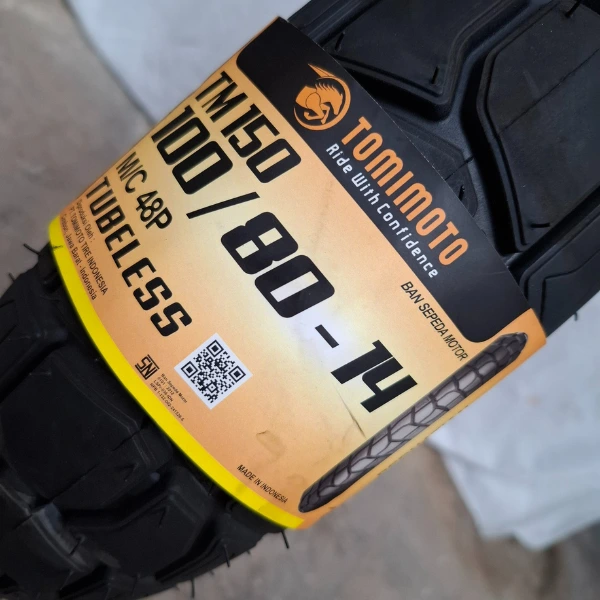TOMIMOTO Ban Tubeless 100/80-14 TM150