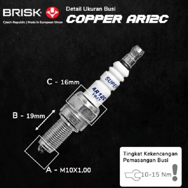 BRISK Busi AR12C Copper Racing - Image 4