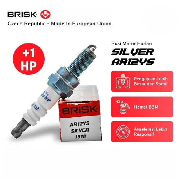 BRISK Busi AR12YS Silver Racing - Image 3