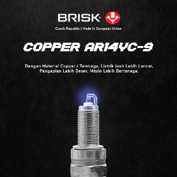 BRISK Busi AR14YC-9 Copper Racing - Image 4