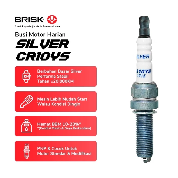 BRISK Busi CR10YS Silver Racing - Image 3