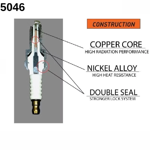 DAYTONA Busi Iridium 5046 (PCX160 XMAX Ninja 250 2018) - Image 4