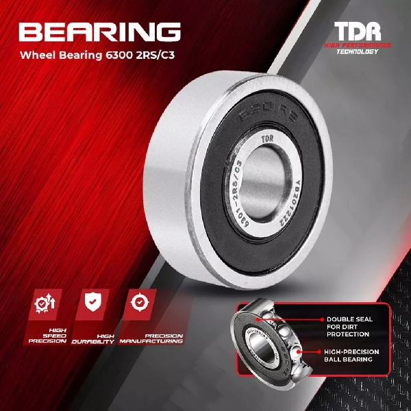 TDR Laher Bearing 6300 - Image 3