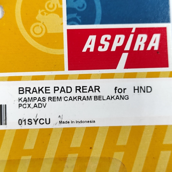 ASPIRA Disc Pad PCX Belakang - Image 4