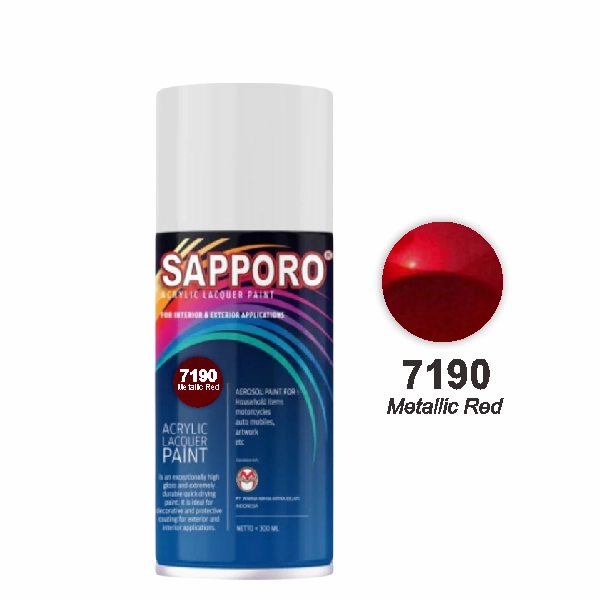 SAPPORO Mettalic Red 7190 300ml
