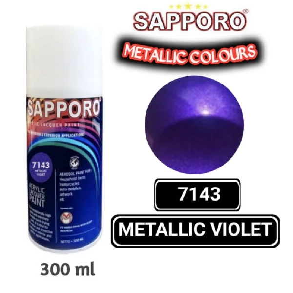 SAPPORO Mettalic Violet 7143 300ml - Image 2