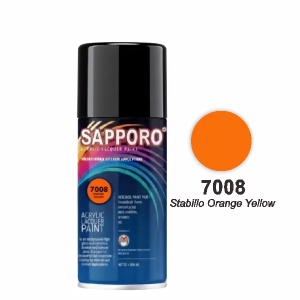 SAPPORO Orange Yellow Fluorescent Stabilo 7008 300ml