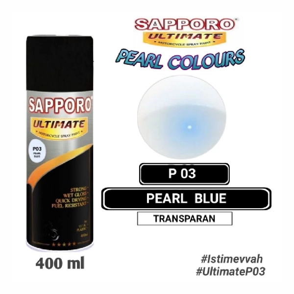 SAPPORO Ultimate Pearl Blue P03 400ml - Image 3