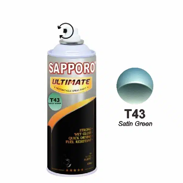 SAPPORO Ultimate Satin Green T43 400ml