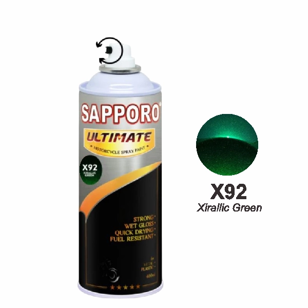 SAPPORO Ultimate Xirallic Green X92 400ml