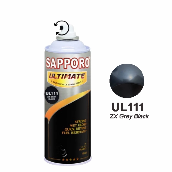SAPPORO Ultimate Zx Grey Black UL111 400ml